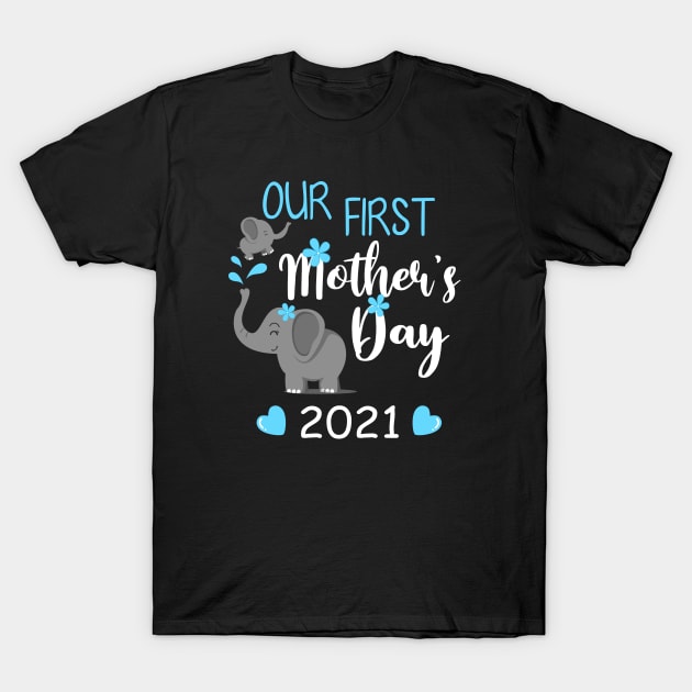 Our first Mother's Day 2021 Shirt 1St Mother's Day Mom and Baby Matching T-Shirt by peskybeater